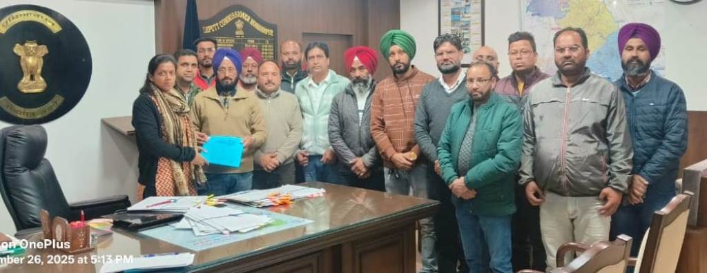 A memorandum regarding the demands of the SCBC community was sent to the Chief Minister of Punjab through the Deputy Commissioner Hoshiarpur
